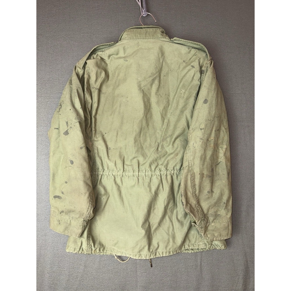 Vintage 70s US Army M-65 Field Jacket John Ownbey Co Inc Mens Medium Regular - Picture 9 of 9